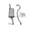 Afe Stainless Steel, With Muffler, 2.5 Inch Pipe Diameter, Passenger Side Rear Exit, With High Tuck Tip 49-46122